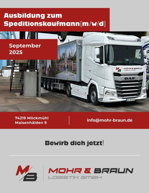 Ausbildung Speditionskaufmann